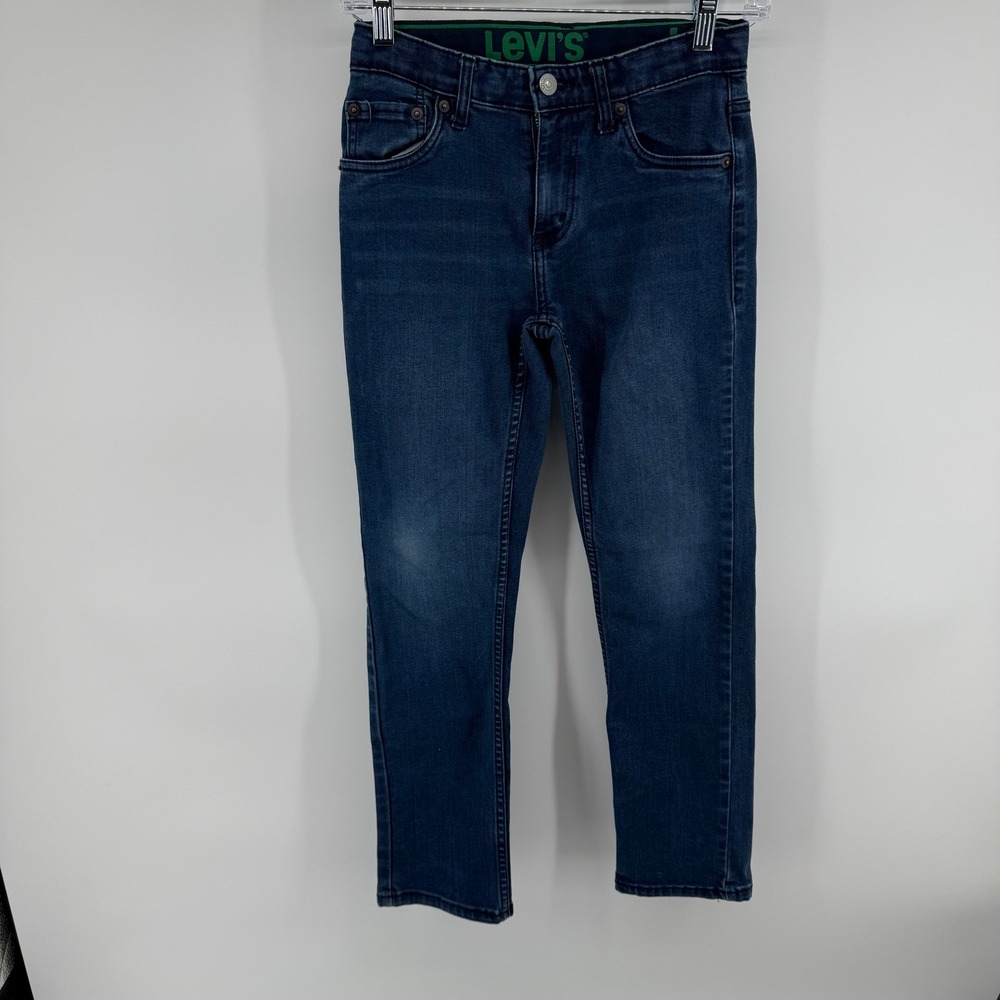 Levis 511 Mens Jeans 26x27 Dark Wash Slim Fit Trousers‎ Pants